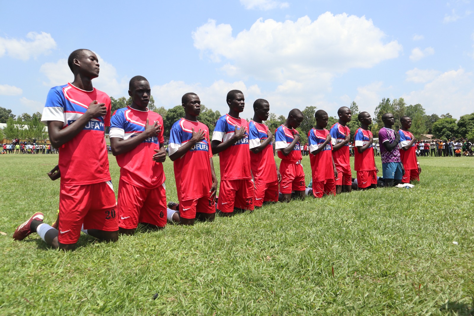 St Joseph’s College, Layibi held defending champions Bishop Angelo Negri College to a hard-fought goalless draw.